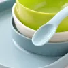 【CL】26Q3#6327 Baby Tableware Set PP Baby Colorful Feeding Tableware Set Infant Complementary Food Bowls and Spoons Training Tableware Safe, non-toxic, Durable Children's Tableware Set Application Scenario